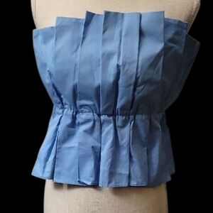 NWT DO+BE Elegant Blue Strapless Top